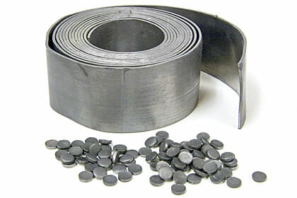 Lead shielding strips can be used for radiation shielding