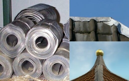 All types of lead roof flashing is available from Nuclead