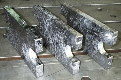 Custom fabricated lead weights and custom lead ingots from Nuclead